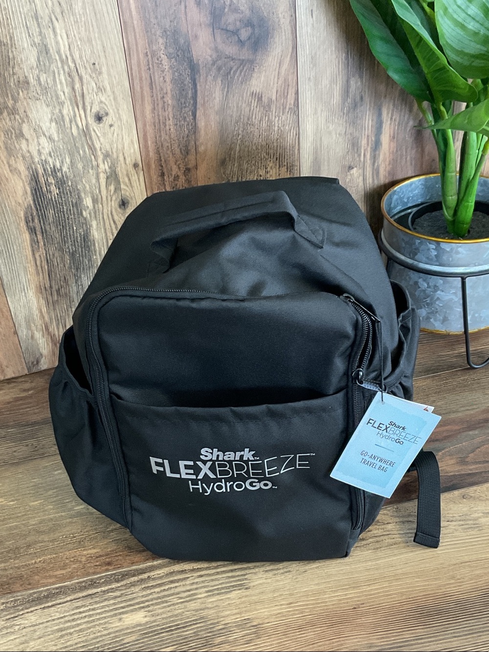 Shark FlexBreeze HydroGo Black Travel Backpack Tote Bag